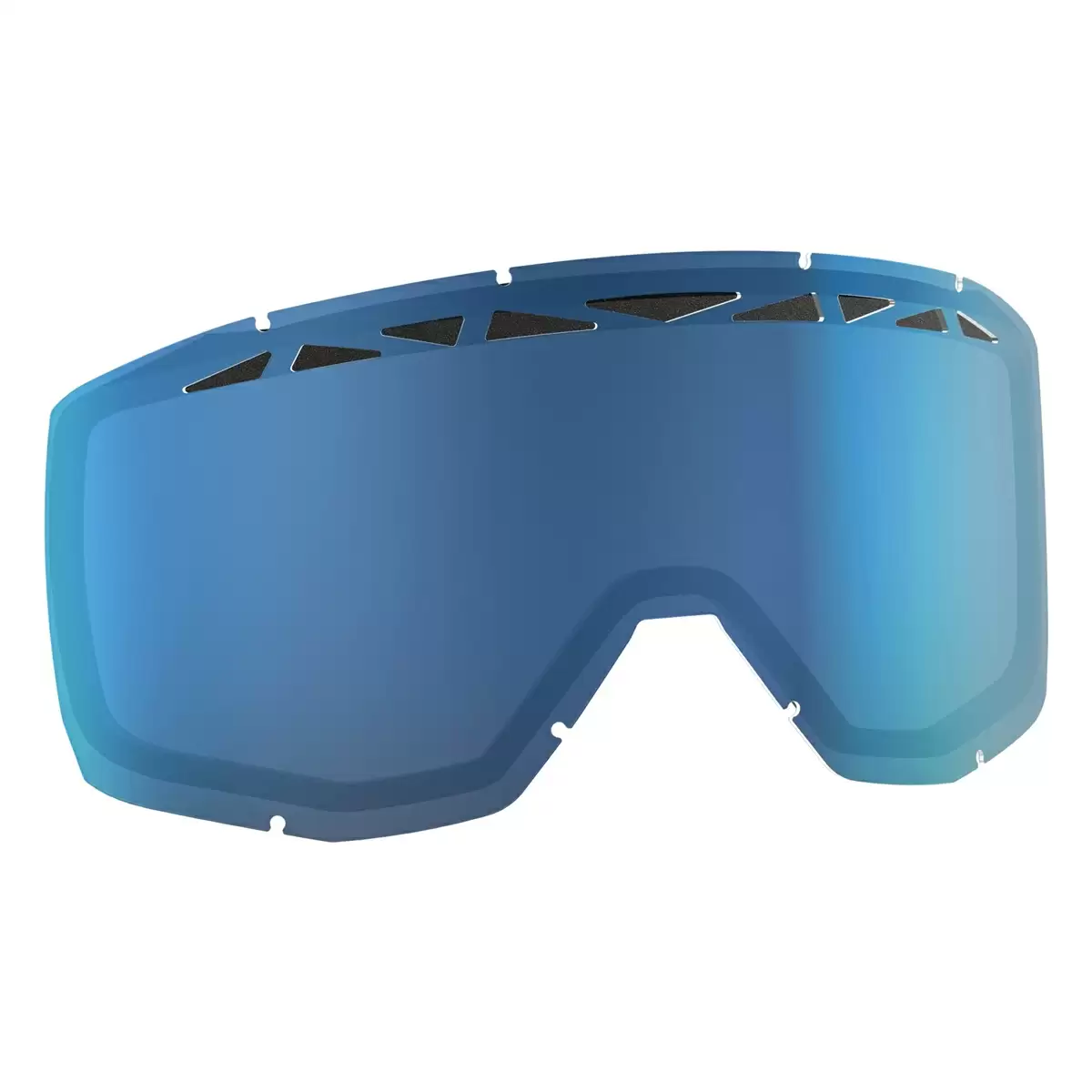 Replacement Double lens with ACS for HUSTLE/PRIMAL/SPLIT OTG/TYRANT Goggles - Blue Antifog - image