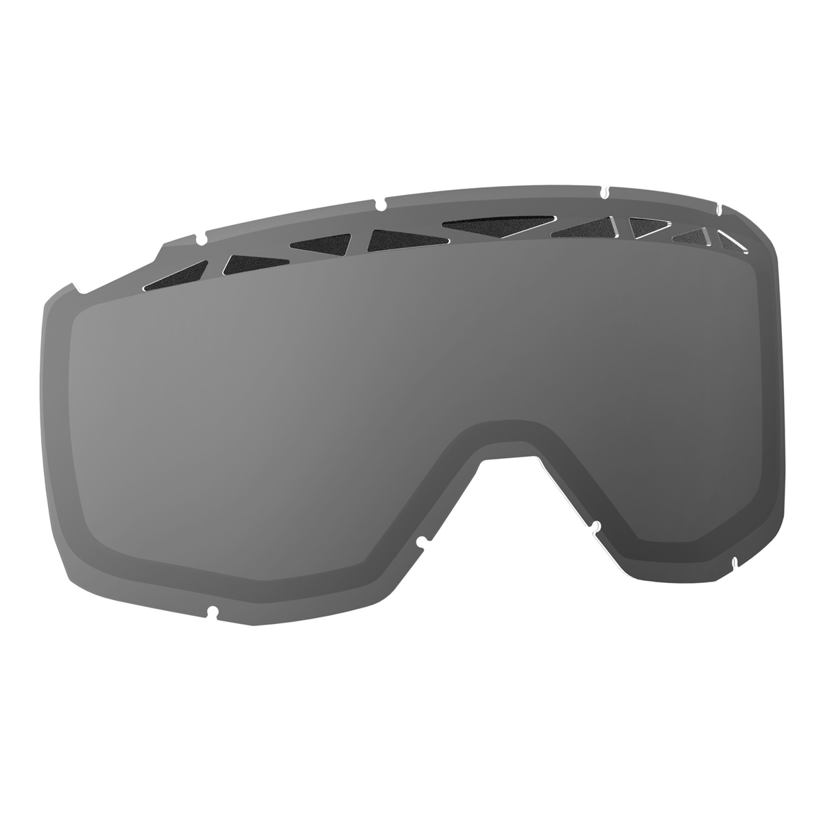 Replacement Double lens with ACS for HUSTLE/PRIMAL/SPLIT OTG/TYRANT Goggles - Grey Antifog