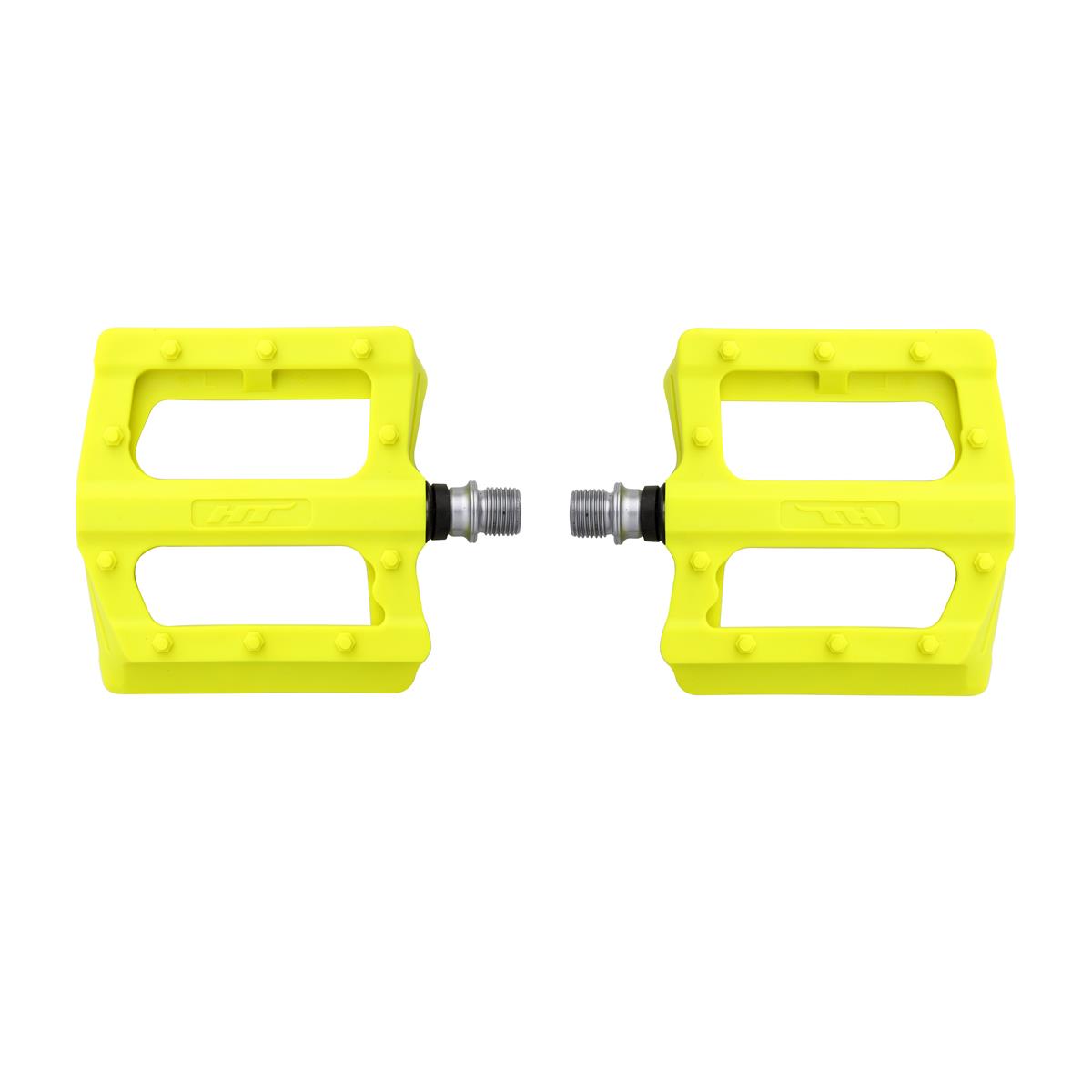 PA12 flat pedals neon yellow