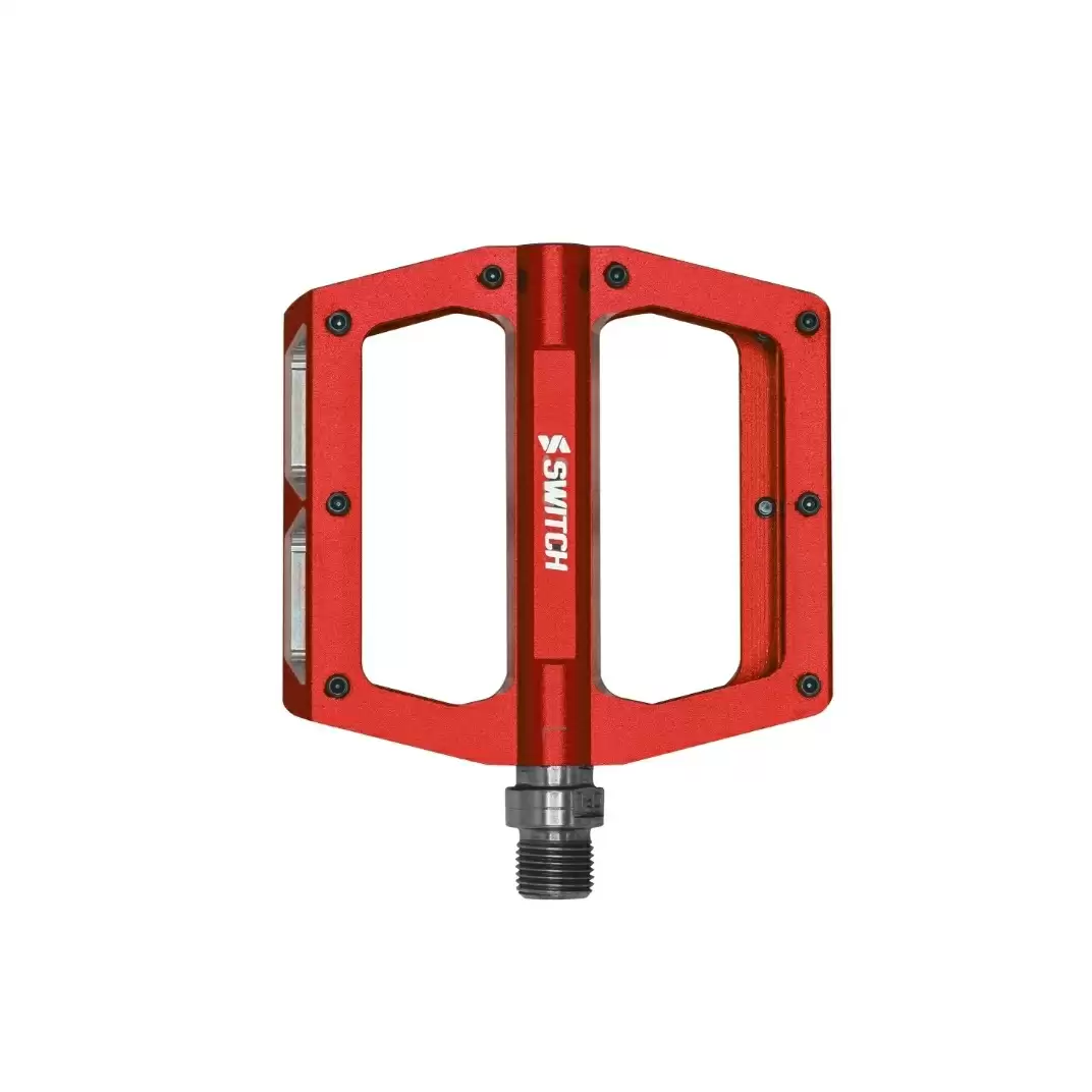 Trailride flat pedals red - image