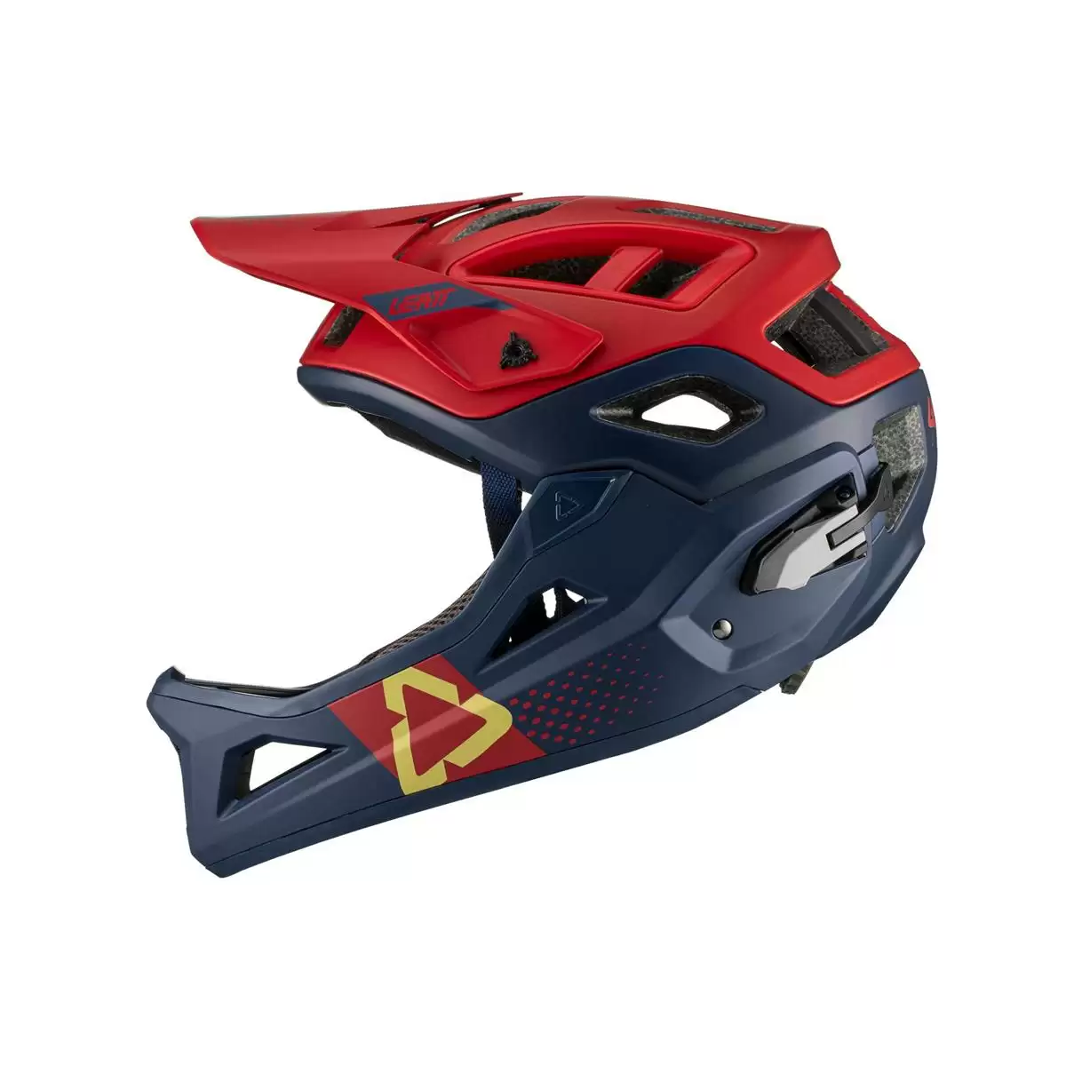 Enduro Helm MTB 3.0 Blau/Rot Größe L (59-63cm) #1