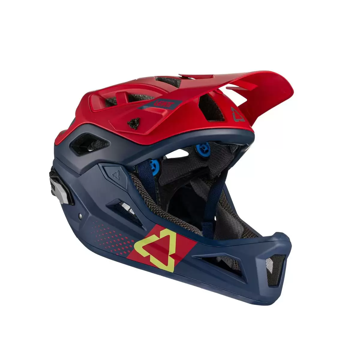 Enduro Helm MTB 3.0 Blau/Rot Größe M (55-59cm) #3