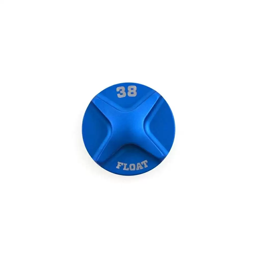Tampa de ar para Float Forks 38 azul anodizado - image