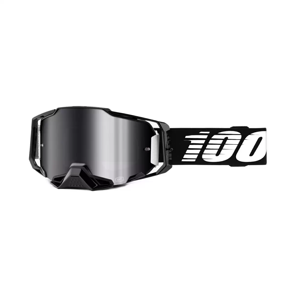 Armega Goggle Black Silver Flash Mirror Lens - image
