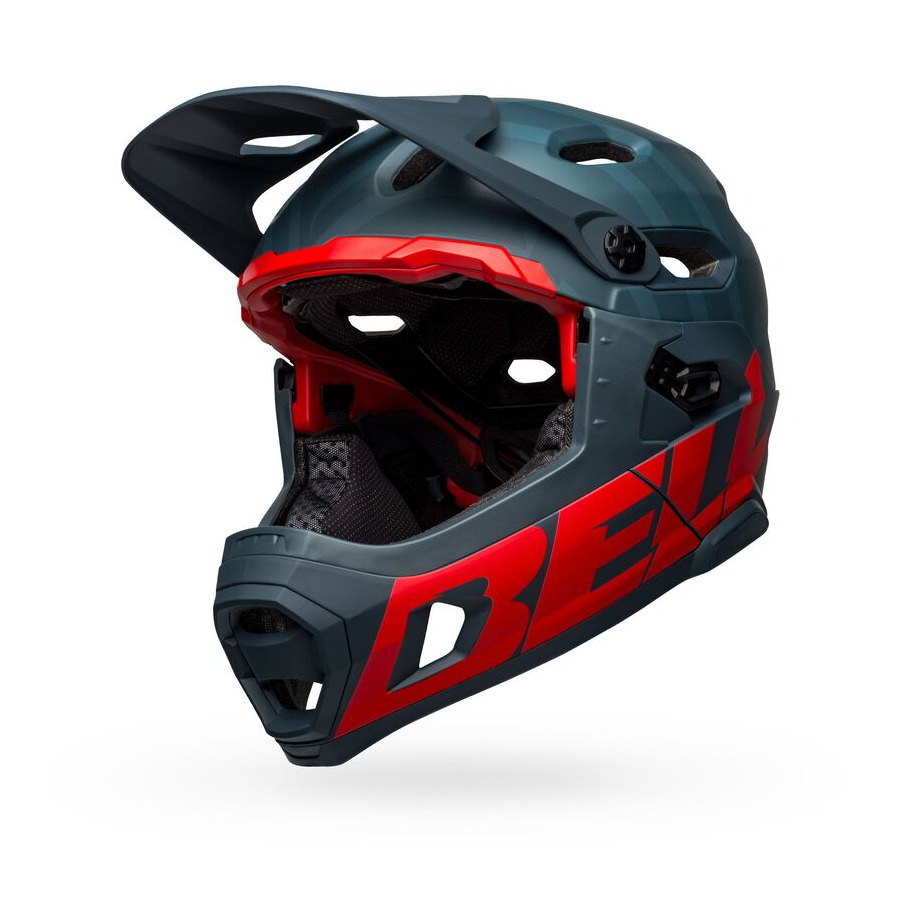 Full Face Helmet Super DH Spherical MIPS Blue/Red Size M (55-59cm)