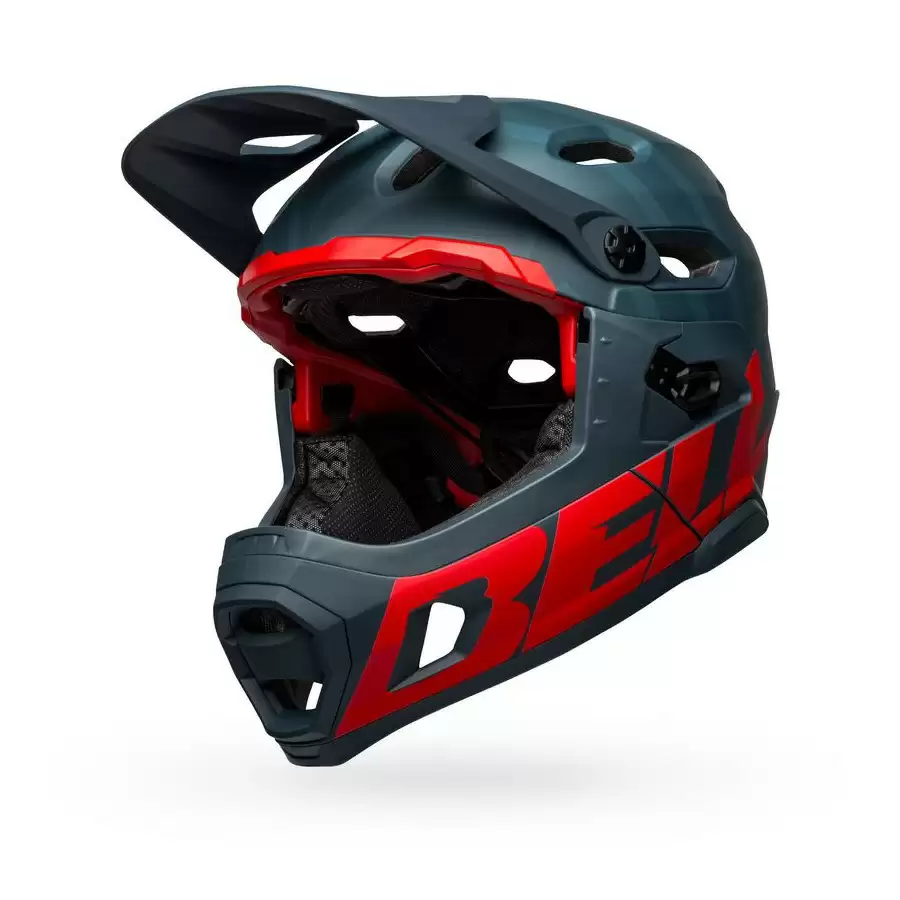 Full Face Helmet Super DH Spherical MIPS Blue/Red Size S (51-55cm) - image