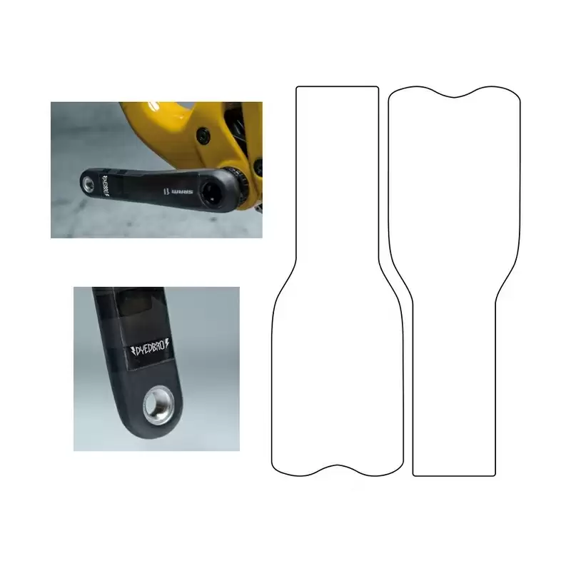 Adhesive Cranks Protection Kit CRANKS PROTECTOR 170mm #1