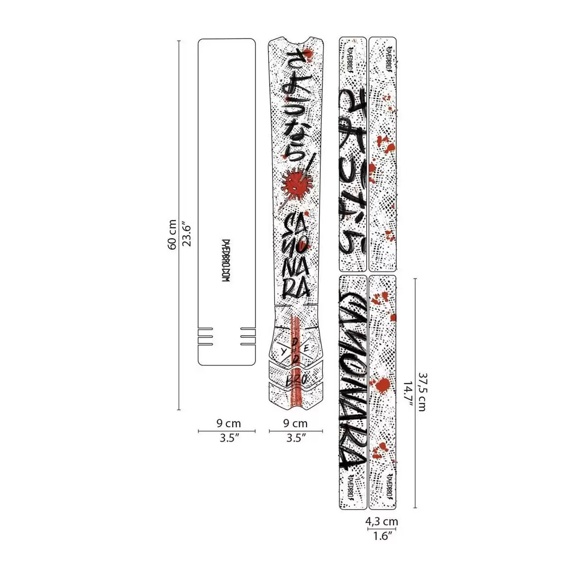 Selbstklebendes Rahmenschutz-Kit SAYONARA/JAPONES #4