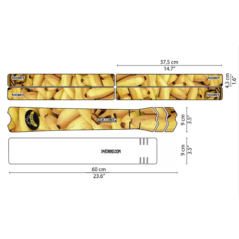 Adhesive Frame Protection Kit PLATANOS/BANANAS #3