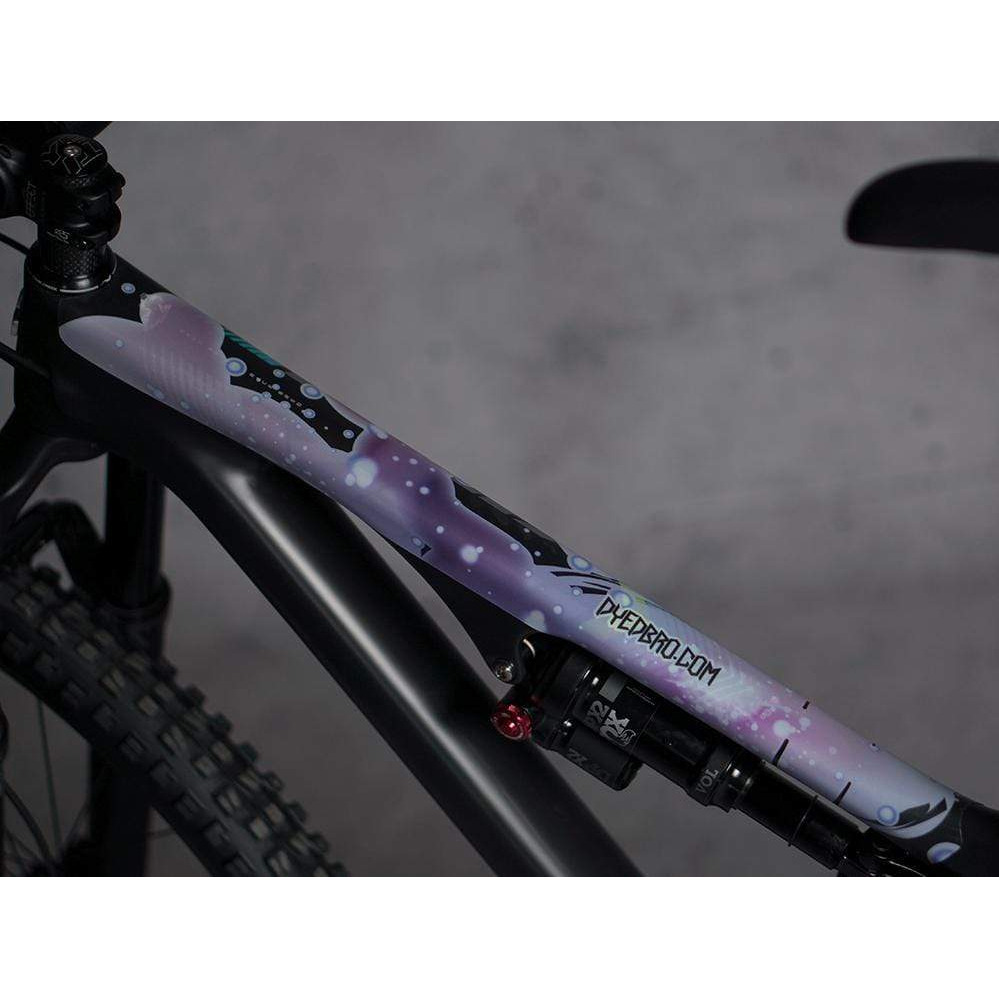 1set protector de bielas MTB bicicleta de montaña de pedales proteccción de  goma cubierta de la
