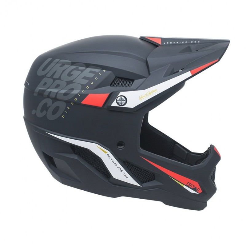 Full-Face MTB Helmet Deltar Junior Black Size L (51-52cm)