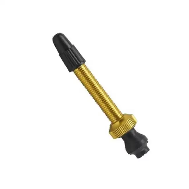 Tubeless valve 50mm gold - image