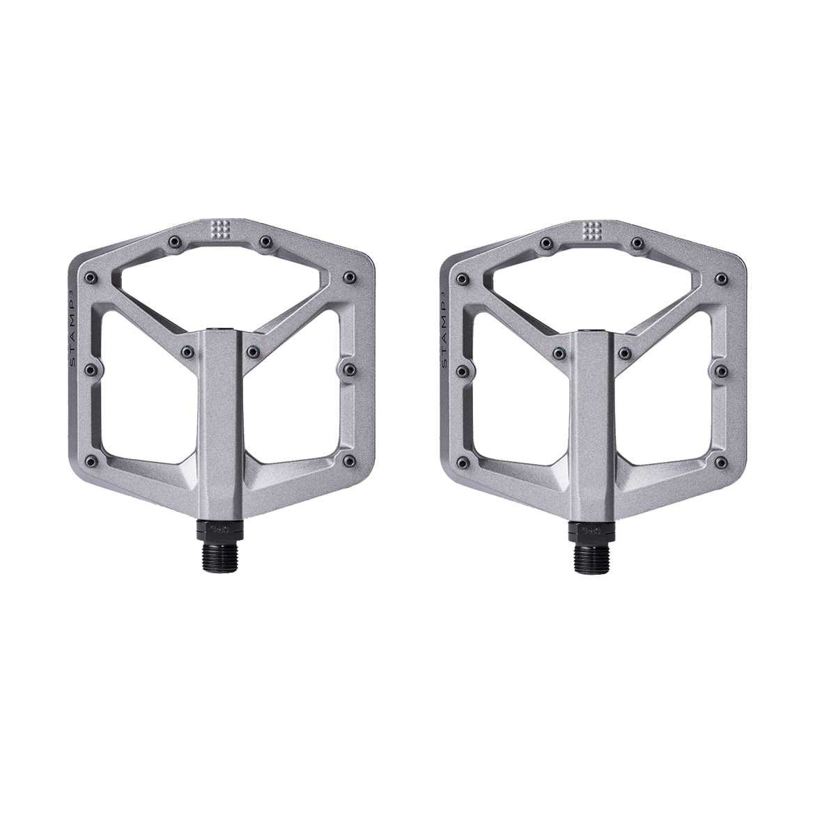 Pair of pedals Stamp 3 Large magnesium grey V2