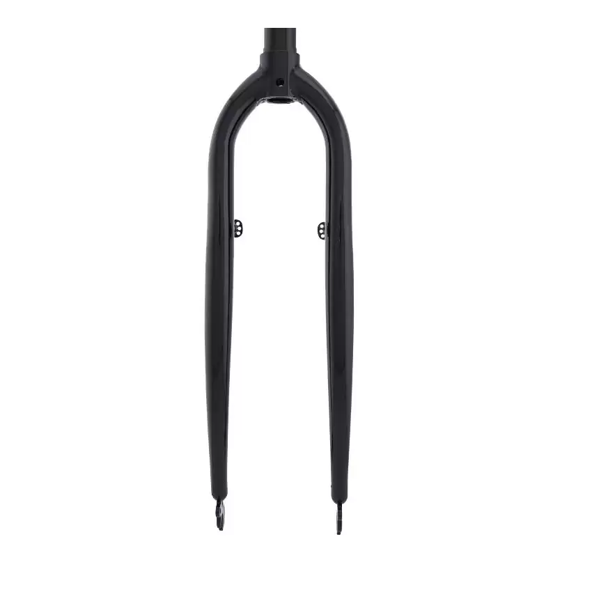 Fork MTB 26'' v-brake steel tube 240mm diameter 1'' threaded black #3