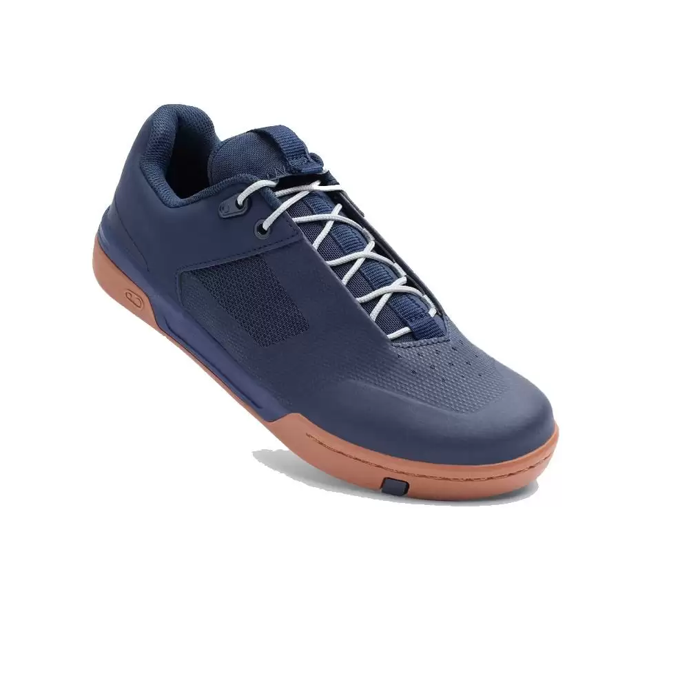 Stamp Lace Men''s Flat Shoes blue Size 44 - image