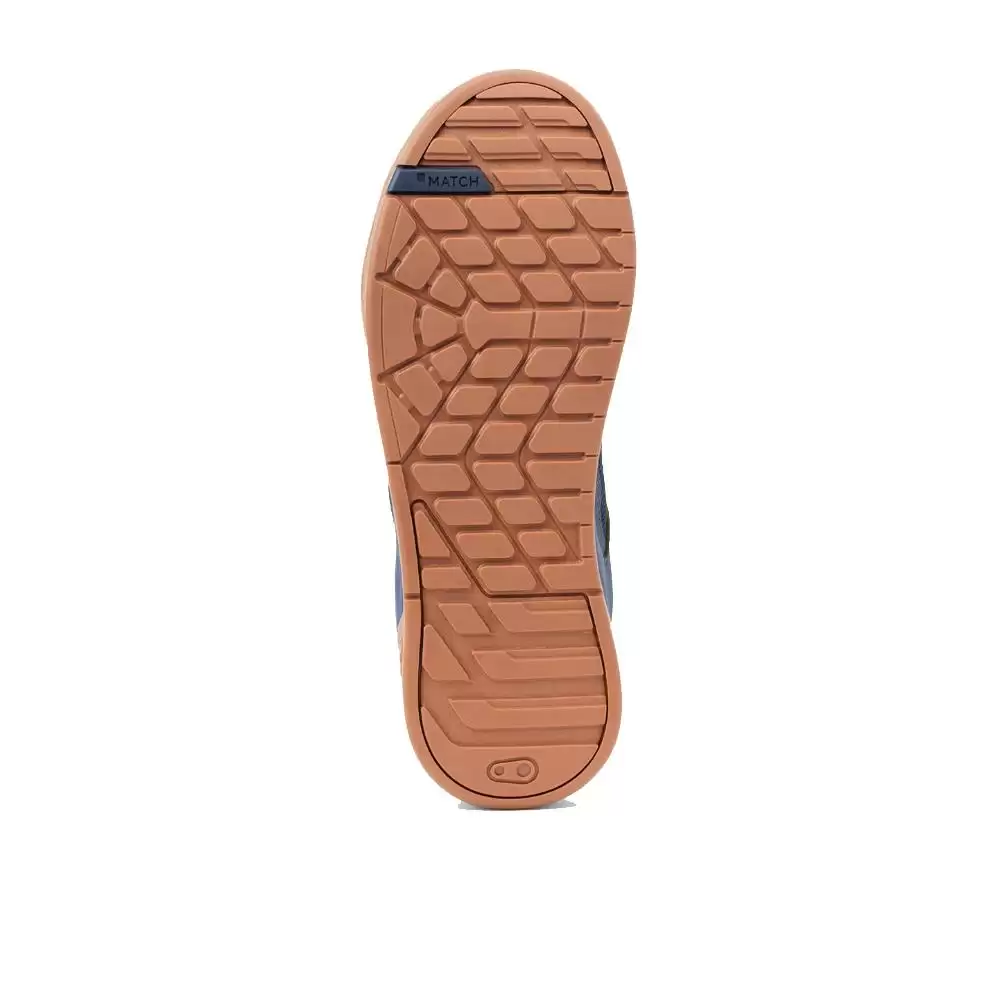 Stamp Lace Men''s Flat Shoes blue Size 42 #5
