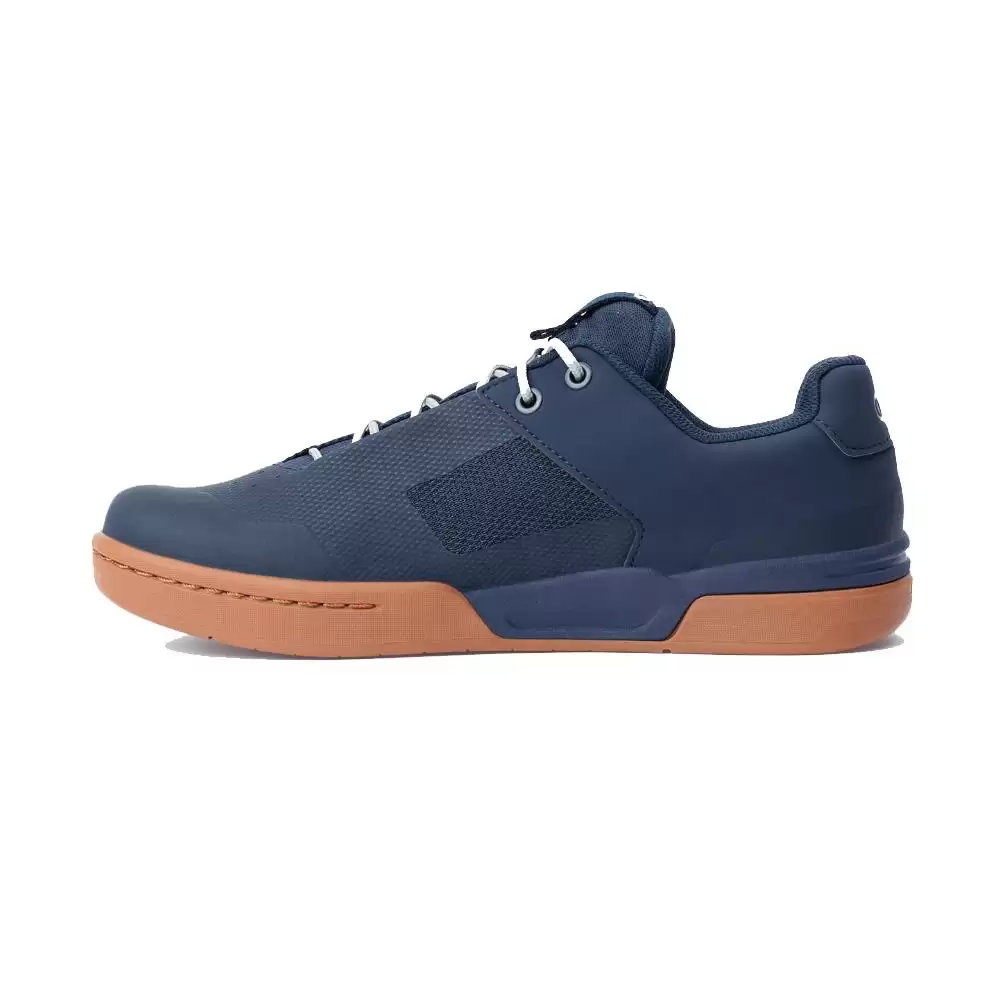 Stamp Lace Men''s Flat Shoes blue Size 42 #2