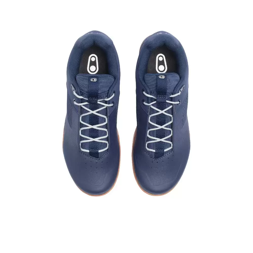 MTB Flat Shoes Stamp Lace Blue Size 37 #4