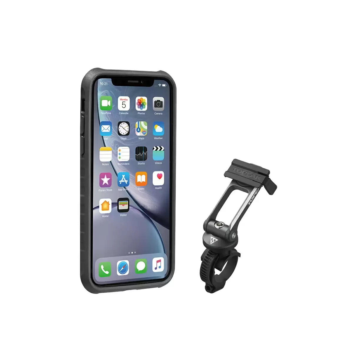 RideCase for iPhone XR Black/Gray Mount Included - image