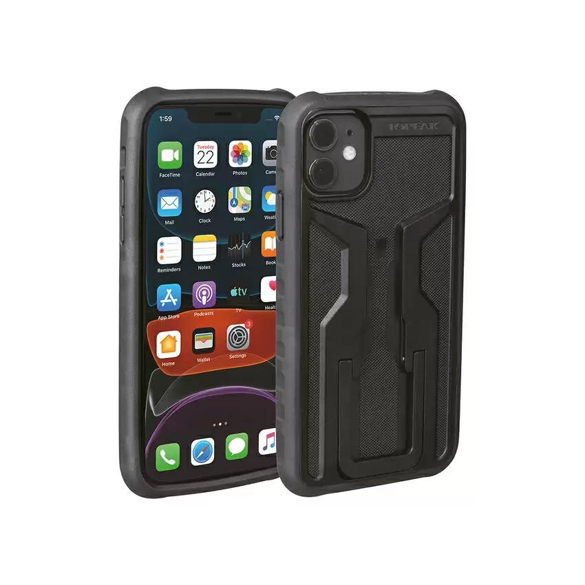 RideCase for iPhone 11 Black/Gray Mount Included - image