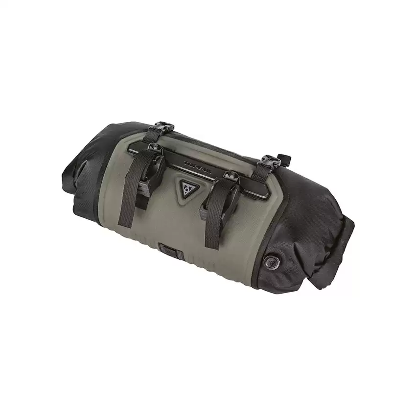 FrontLoader Suporte para guidão Bikepacking Bag 8L repelente de água verde - image