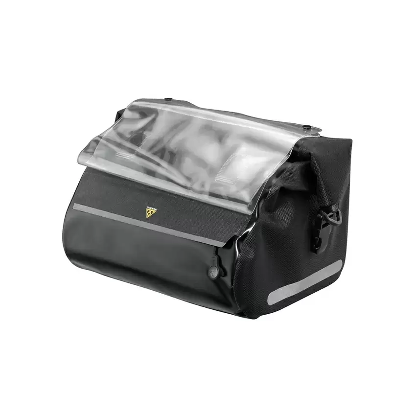 HandleBar Dry Bag 7.5L Water-Repellent QuickClick Fixer 8 Mount Black - image