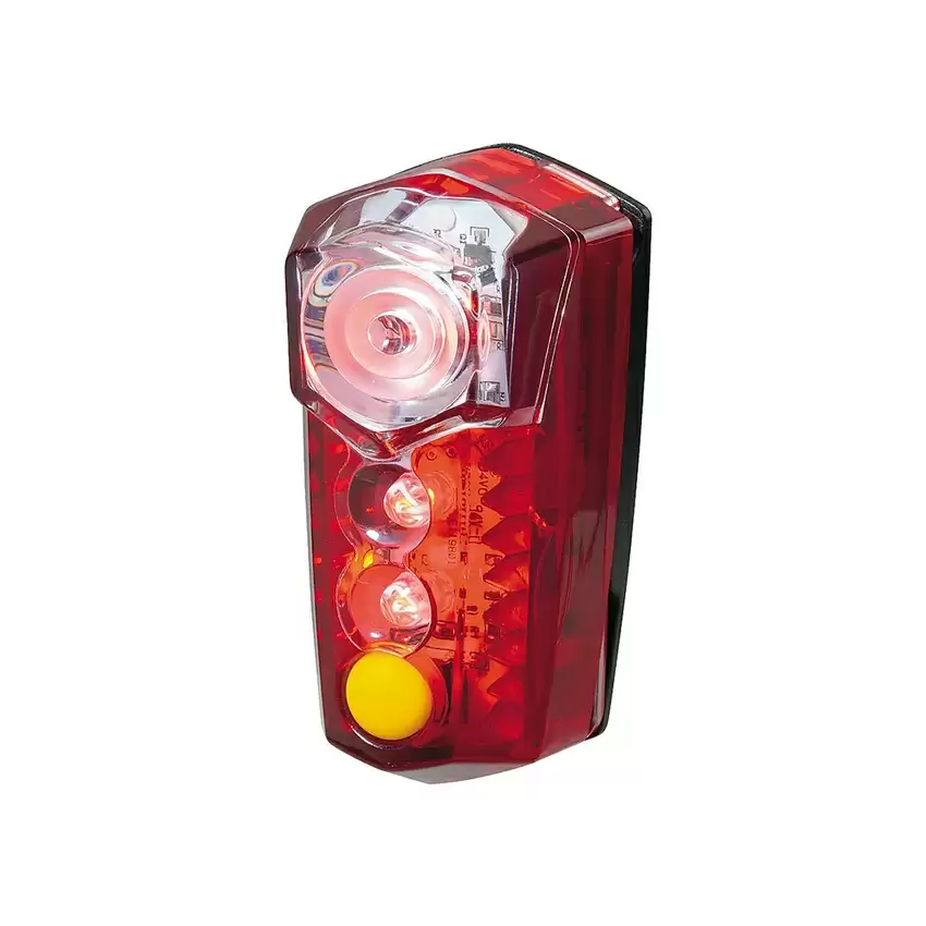LED traseiro vermelho/amarelo RedLite Mega 5 LED 72 lúmens - image