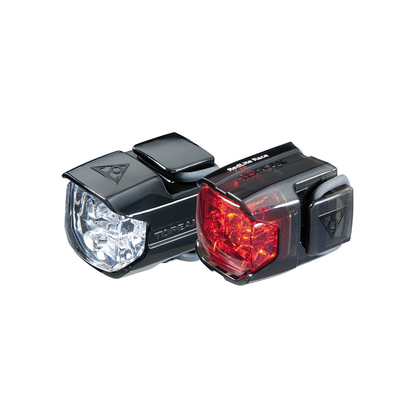 Kit de luzes LED dianteiras e traseiras WhiteLite Race + RedLite Race