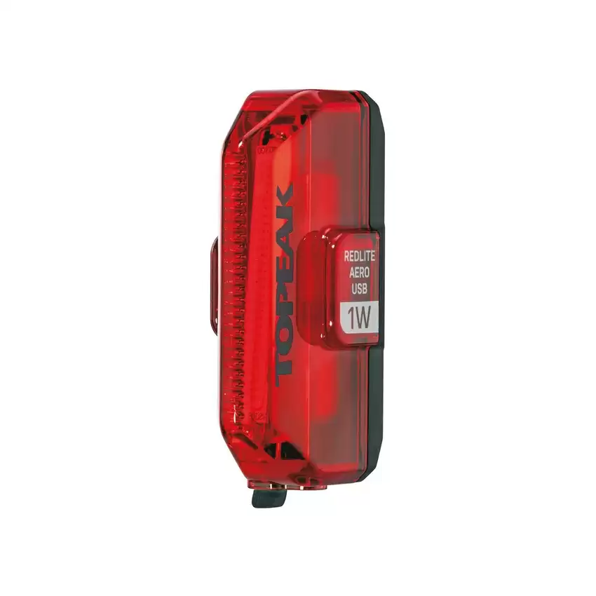 Fanalino Posteriore a Led Rosso RedLite Aero USB 1W Cob Led - image