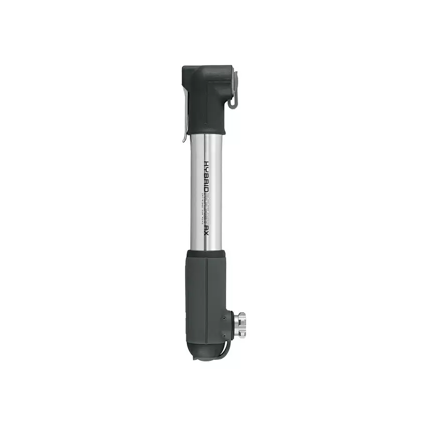 Minipumpe Hybrid Rocket RX 11bar / 160psi Grau + 1 Stück 16 g CO2-Kartusche mit Gewinde - image