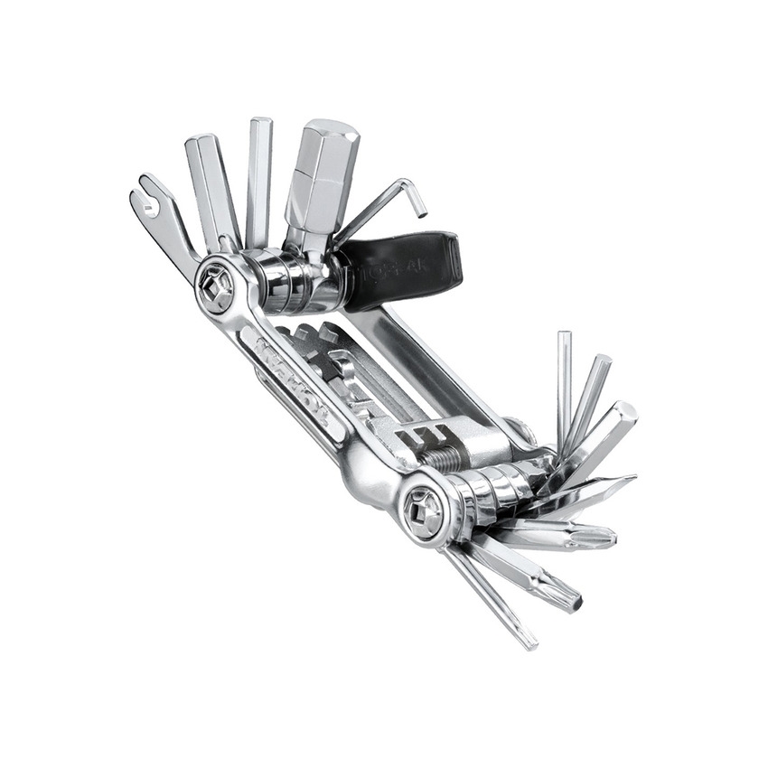 Multitool Mini 20 Pro 23 Funktionen Silber mit Werkzeugtasche