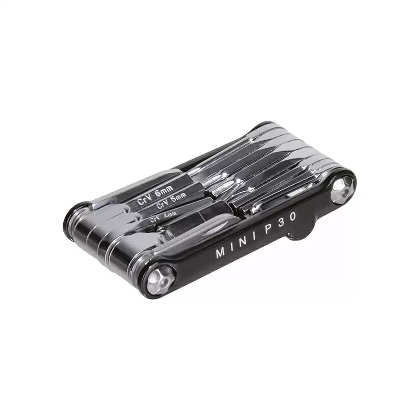 Multitool Mini PT30 30 fonctions Noir avec sac à outils - image