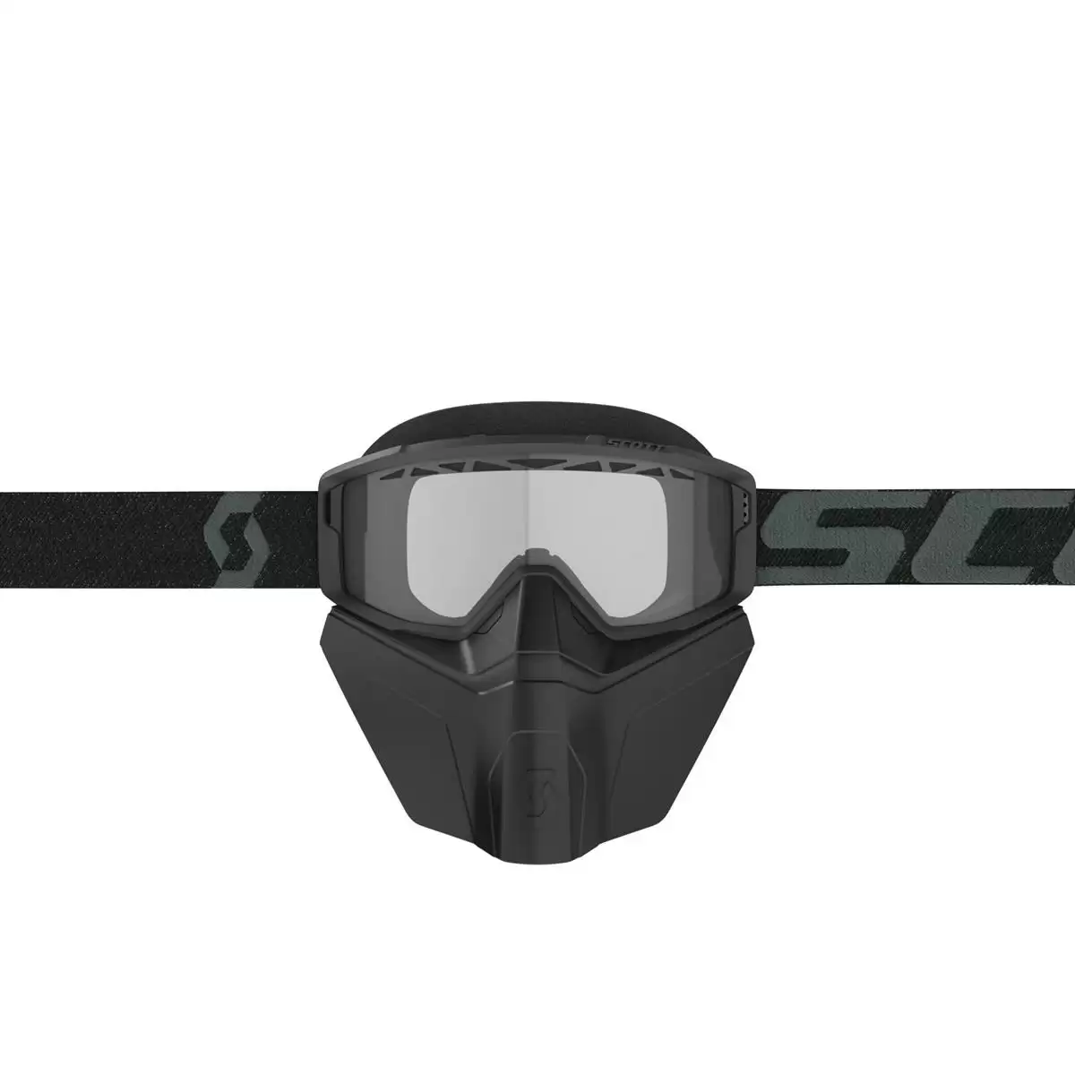 Primal Safari Facemask Goggle Schwarz - Klares NoFog-Visier #1