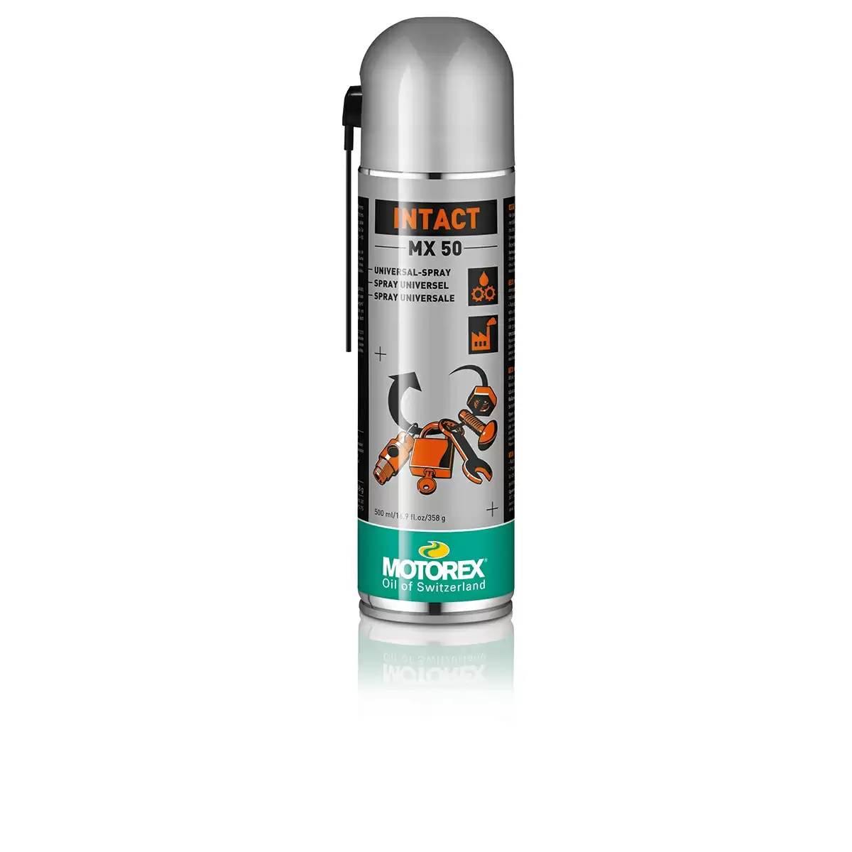 Spray Lube Intact MX50 Hydrofuge Antirouille Aérosol 500 ml - image