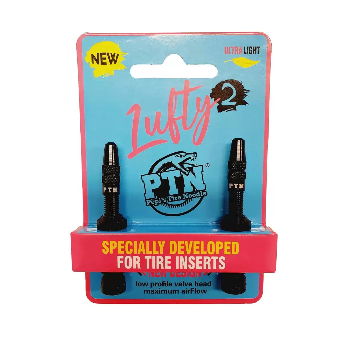 Tubeless valve Lufty2 anti-puncture inserts compatible height 47mm weight 4gr - image