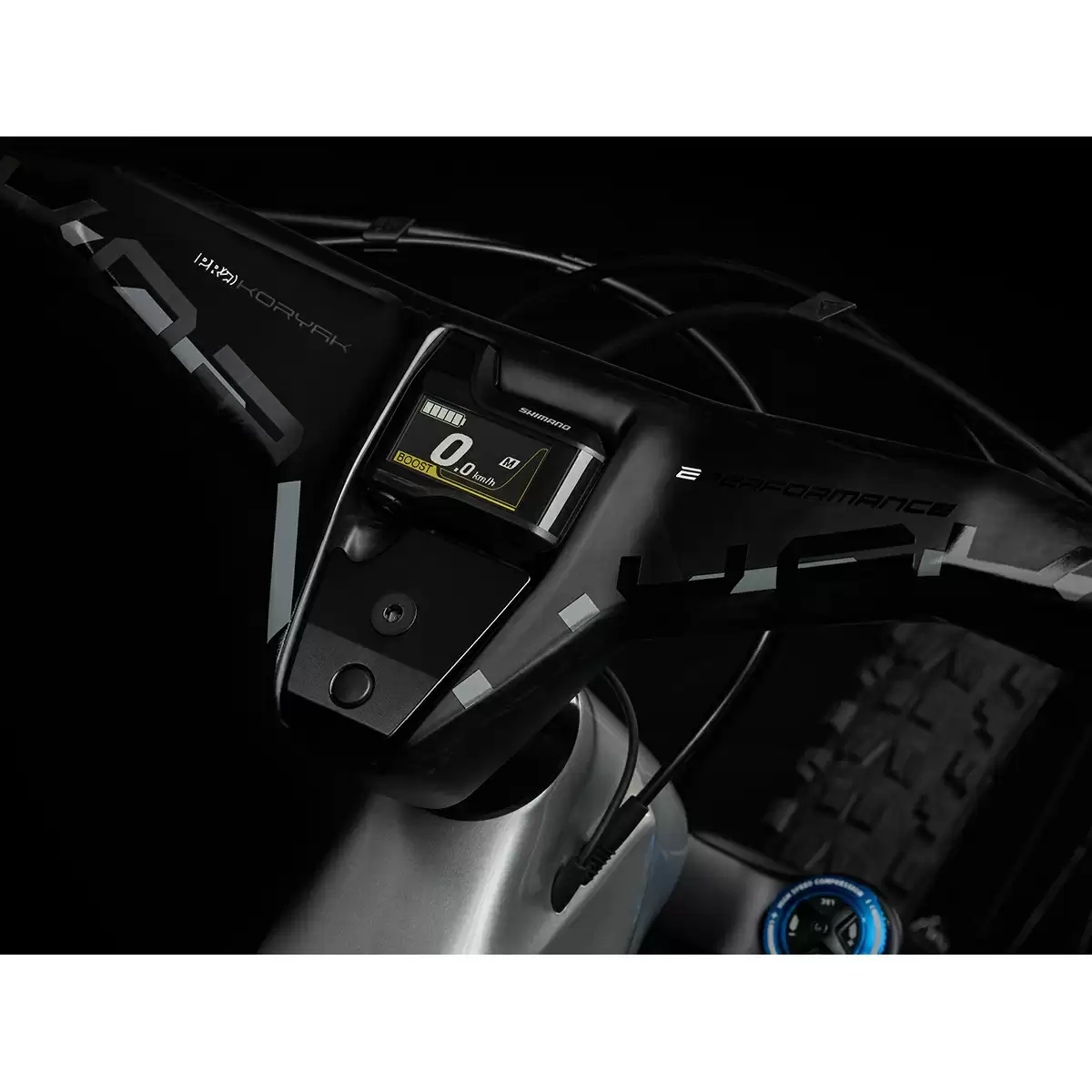 Manillar/Potencia E-Bike Cockpit Koryak E-Performance con carcasa de pantalla Shimano STEPS #3