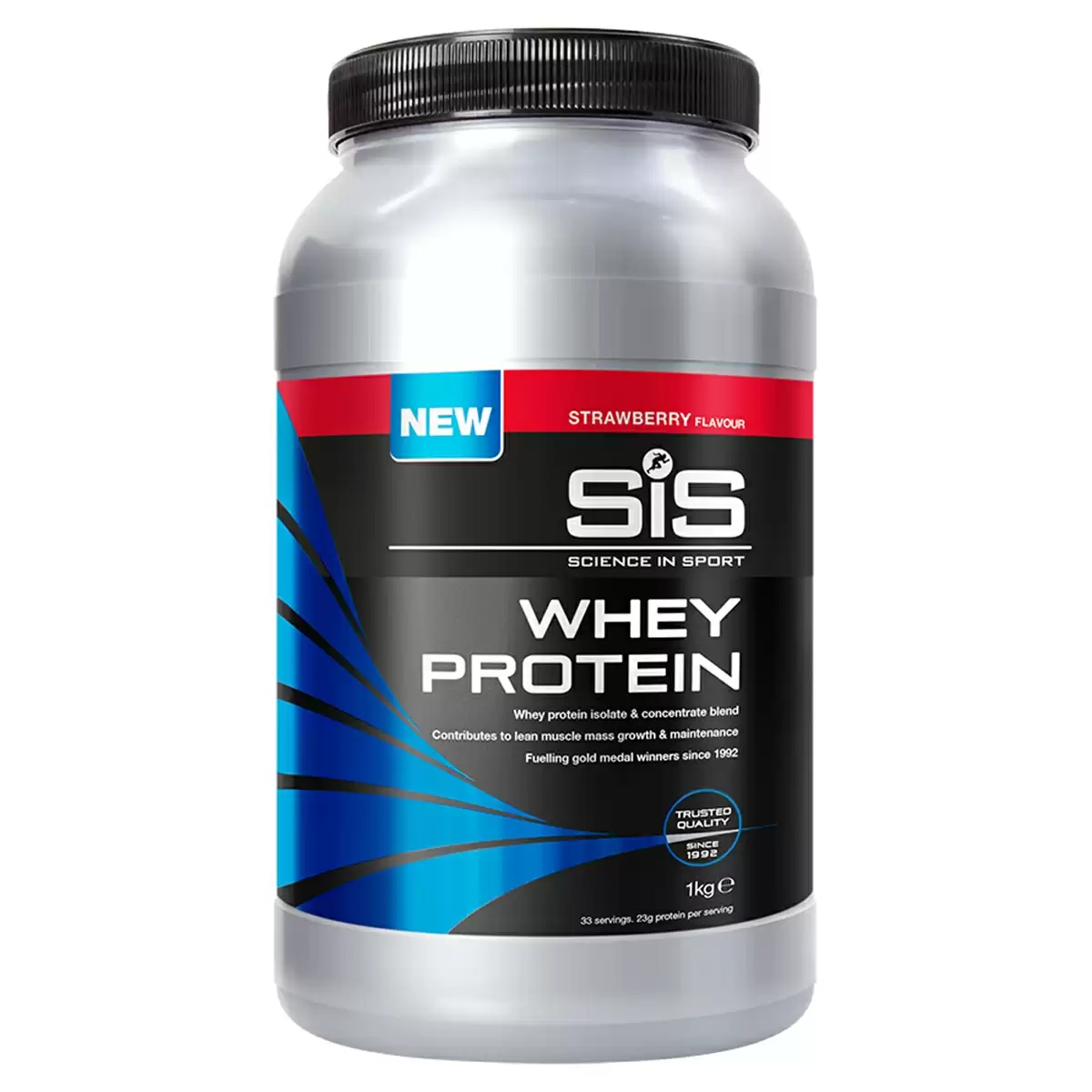 Whey Protein Powder Strawberry Flavor 1kg - image