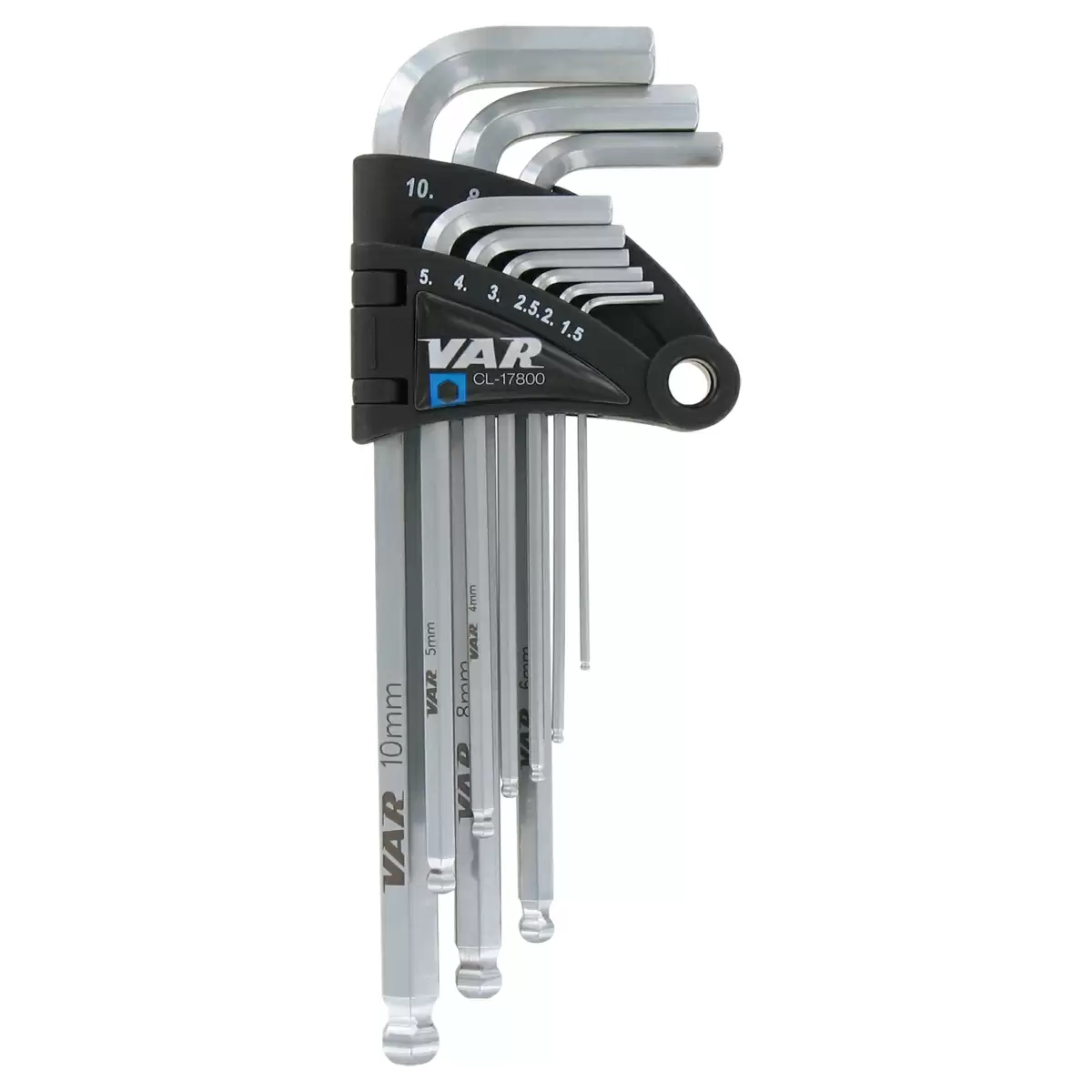Professional Hex Wrench Set 1.5/2/2.5/3/4/5/6/8/10 - image