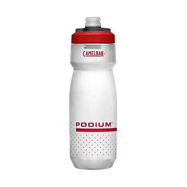 Water Bottle Podium 710ml Red/Clear - image