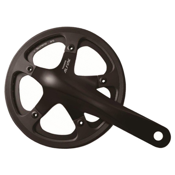 Alfine FC-S501 Single Speed Crankset 170mm 42T Black