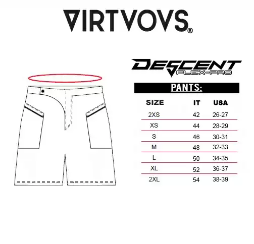 Pantaloni MTB Descent Pants Nero Taglia XS #1