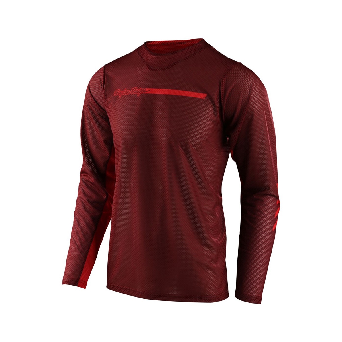 Maillot Skyline Air Channel Long-Sleeve Rouge Taille M
