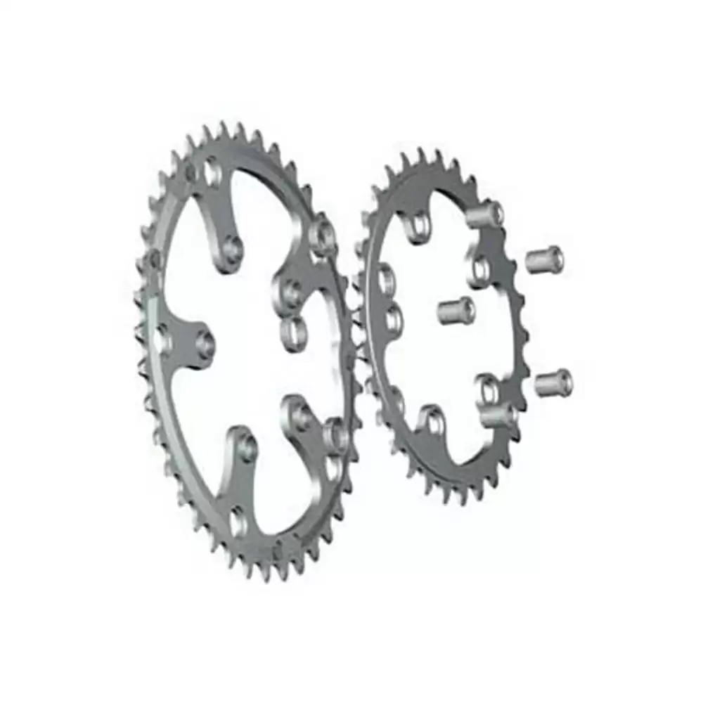 Chainring 24T Steel Silver BCD 74mm - image
