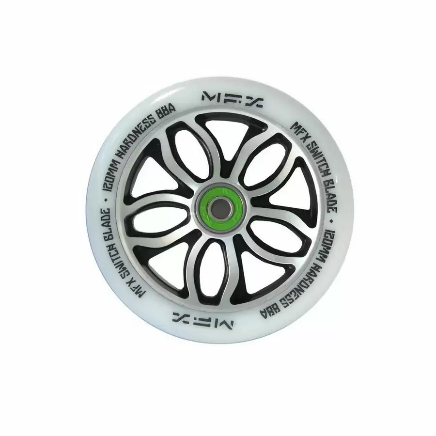 Scooter PU Wheel MFX Switchblade 120mm White 1pc - image