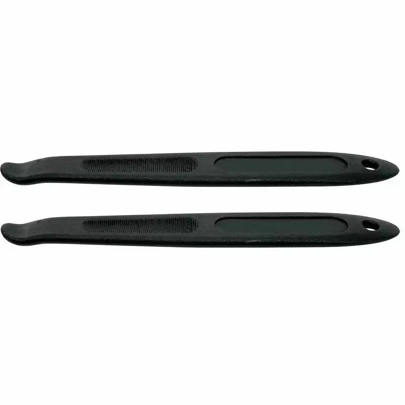 Pair of extra-long resistant plastic tire levers - image