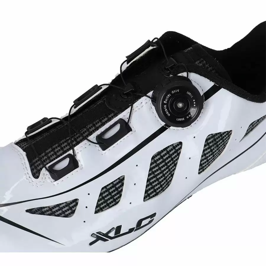 Sapatos de estrada carbono CB-R08 branco tamanho 45 #4