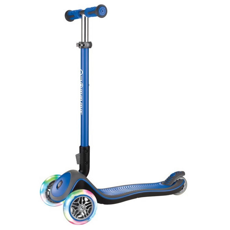 Kid Scooter Elite Lights Deluxe Blue with Light Wheels
