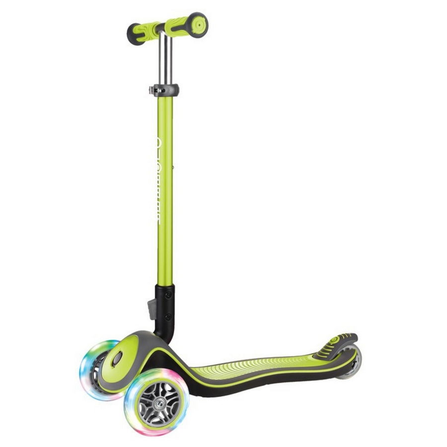 Kid Scooter Elite Lights Deluxe Green with Light Wheels
