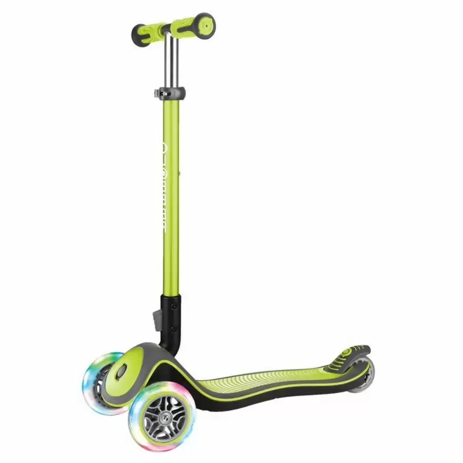 Kid Scooter Elite Lights Deluxe Green with Light Wheels - image