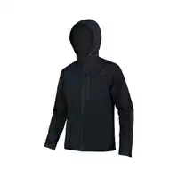 hummvee waterproof hooded jacket black size s black